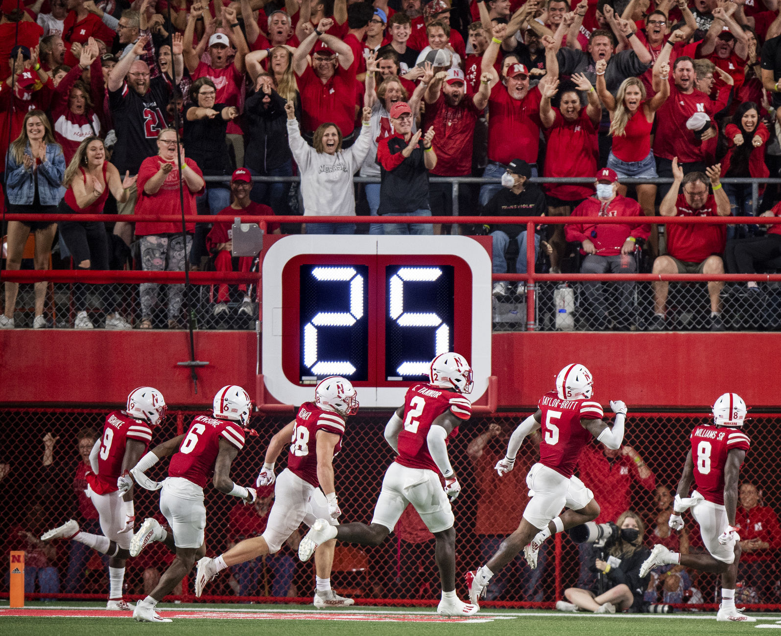 Michigan vs. Nebraska, 10.9